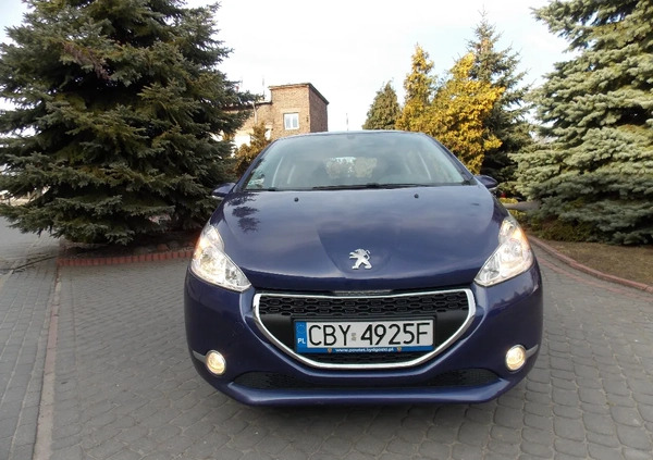 Peugeot 208 cena 28500 przebieg: 84200, rok produkcji 2014 z Jarosław małe 232